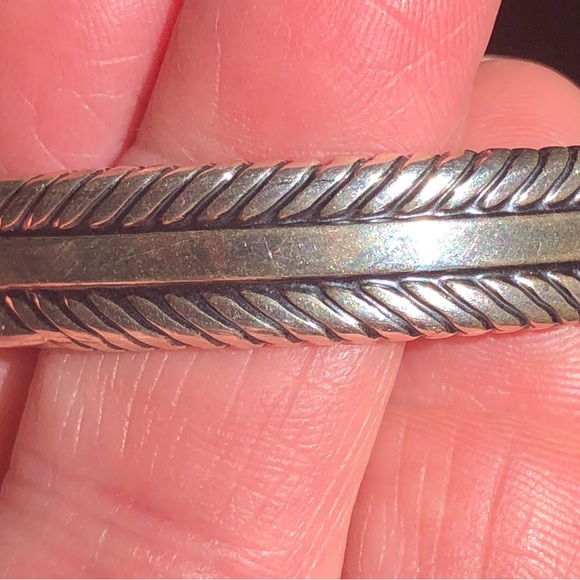 Carolyn Pollack Relios turquoise & sterling cuff - Picture 5 of 10